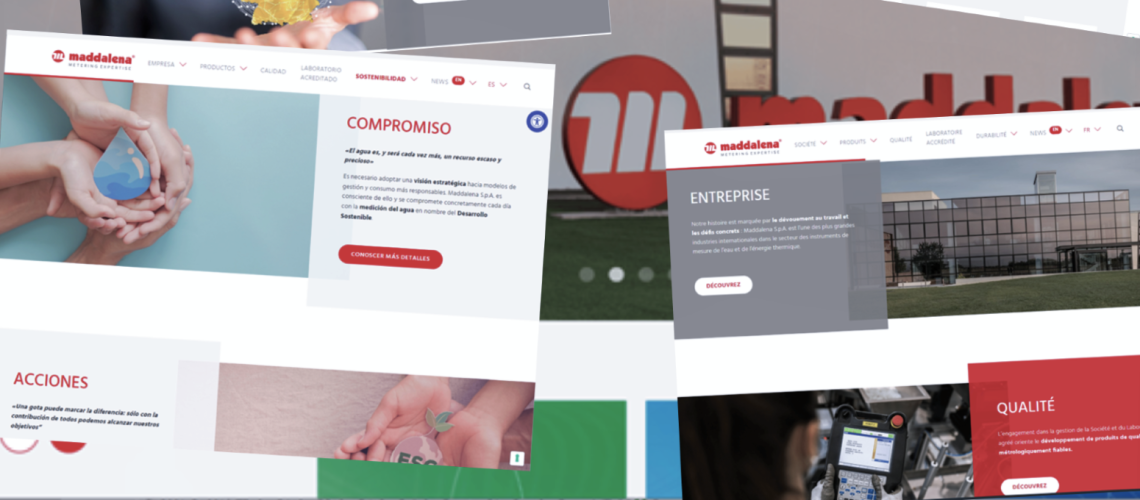 traduzione sito aziendale multilingue Maddalena Spa