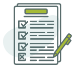 icona audit e valutazione traduzione